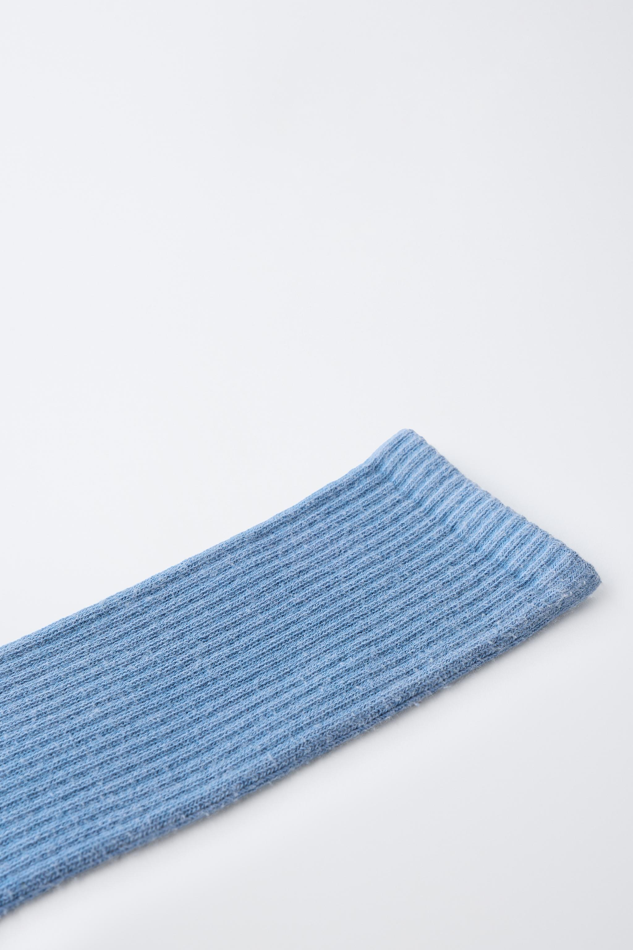 CHAUSSETTES HAUTES UNIES CÔTELÉES